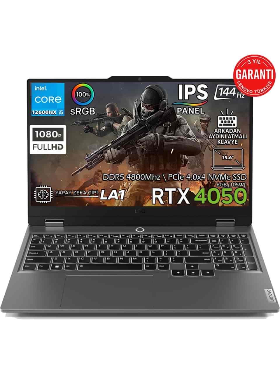 MÜŞTERİ FATURALI KAPALI KUTU GAMİNG LAPTOP